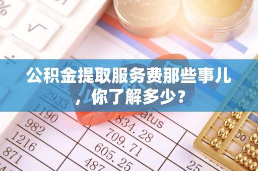 禄劝公积金提取服务费那些事儿，你了解多少？