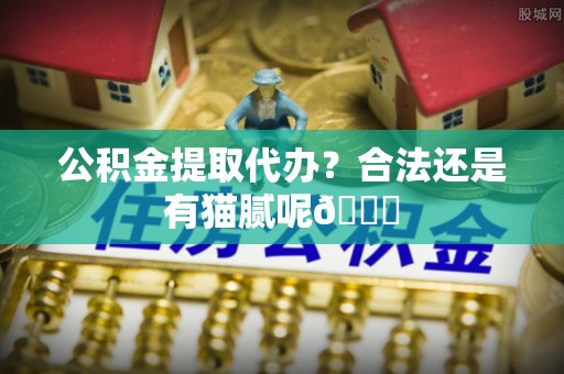 禄劝公积金提取代办？合法还是有猫腻呢😏