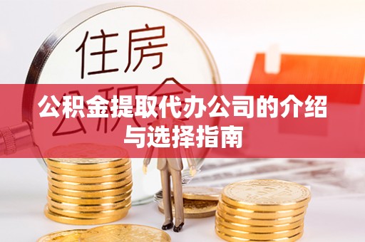 禄劝公积金提取代办公司的介绍与选择指南