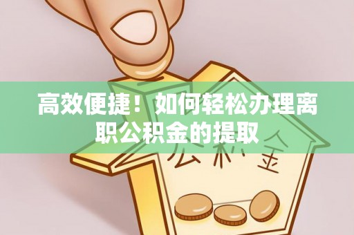 禄劝高效便捷！如何轻松办理离职公积金的提取