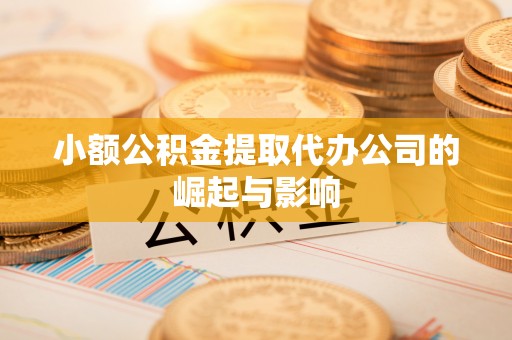 禄劝小额公积金提取代办公司的崛起与影响
